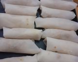 A picture of step 3 of Chicken Spring Roll.