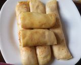 A picture of step 7 of Crepe Egg Roll.