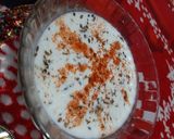 A picture of step 4 of Aloo Raita.