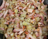Foto del paso 2 de la receta: Pasta de cáñamo con bacon y champiñones