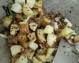 A picture of step 5 of Potato samosa in Bengali style.