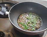 A picture of step 3 of Spicy red chilli powder sabudana khichadi.
