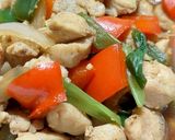 Foto langkah ke 6 dari resep Ayam teriyaki paprika.