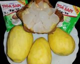 Foto langkah ke 2 dari resep Jus Mangga Topping Buah Lontar.