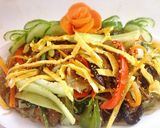 Hình bước làm 8 của món Miến xào Japchae Hàn Quốc