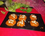 A picture of step 6 of Orange burfi.