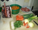 Foto del paso 1 de la receta: Guisito con carne de bondiola 😋# familiar