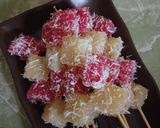 Foto langkah ke 3 dari resep Cenil merah putih.