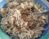 A picture of step 7 of Tiranga Pulao.