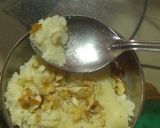 A picture of step 4 of Suji ka halwa.