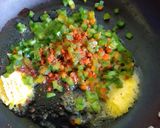 Foto del paso 3 de la receta: Gallo de picadillo de plátano con salchichón (carbonada)