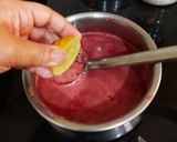 A picture of step 2 of Watermelon slush or Sorbat.