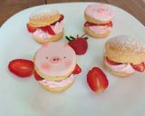 Foto del paso 12 de la receta: Scones de naranja 🍊 y fresa 🍓