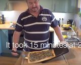 A picture of step 7 of Pissaladier.