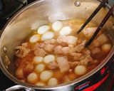 Hình bước làm 3 của món Thịt 3 chỉ kho trứng cút