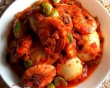 Foto langkah ke 2 dari resep Udang telor balado pete.