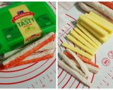 A picture of step 1 of Cheese Spring Rolls.