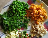 A picture of step 1 of Kachchi Haldi Ki Sabji.