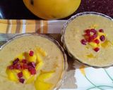 A picture of step 5 of Jaggery mango custard.