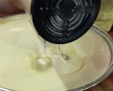 Foto langkah ke 4 dari resep Pandan Melaka Cheesecake Tanpa Terigu.
