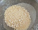 A picture of step 3 of Kaju katli.