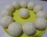 Foto del paso 5 de la receta: Buñuelos de yuca con almíbar de papelón