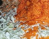 A picture of step 3 of Spring Roll Filling or Box Patties filling.