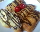 Foto langkah ke 4 dari resep Lumpia manis pisang coklat (#pr_risolesdkk).