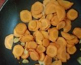 A picture of step 4 of Roasted Carrot Hummus.