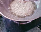 A picture of step 8 of Chole -puri.