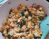 Foto langkah ke 5 dari resep Nasi Bakar Jamur Teri Kemangi.