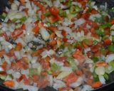 Foto del paso 3 de la receta: Wok de vegetales, Champiñón y roquefort