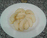 Foto del paso 6 de la receta: Crepes dulces con tinta de remolacha, y manzanas caramelizadas con azúcar y limón!