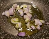 A picture of step 1 of Frittata Speck e Zola.