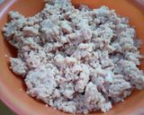 A picture of step 2 of Seekh Kabab.