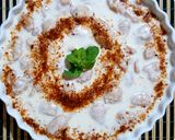 A picture of step 6 of Dahi Phulkiyan.