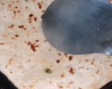 A picture of step 3 of Mooli parantha.