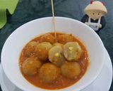Foto langkah ke 7 dari resep Cilok saos kacang.