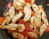 A picture of step 3 of My Sweet Sriracha Chilli Chicken with A Sweetcorn Salad. 🙂.