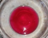 A picture of step 1 of Pink lemonade.