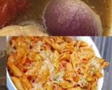 A picture of step 6 of Cheesy tomato pasta.