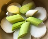 A picture of step 2 of Simmered daikon / Furofuki daikon.