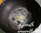 A picture of step 1 of Spinach and Cheese Soup.