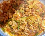 Foto del paso 3 de la receta Pasta integral con boloñesa inventada de pollo💭🍝