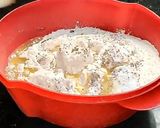 A picture of step 3 of Mathri recipe.