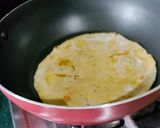 A picture of step 4 of Aloo paratha with Dahi.
