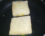 A picture of step 3 of Masala toast sandwich.