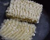 A picture of step 1 of Maggi burger.