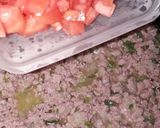 Foto del paso 3 de la receta: Espaguetis con carne molida de pollo 🍜