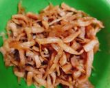 Hình bước làm 1 của món Trứng chiên cải muối